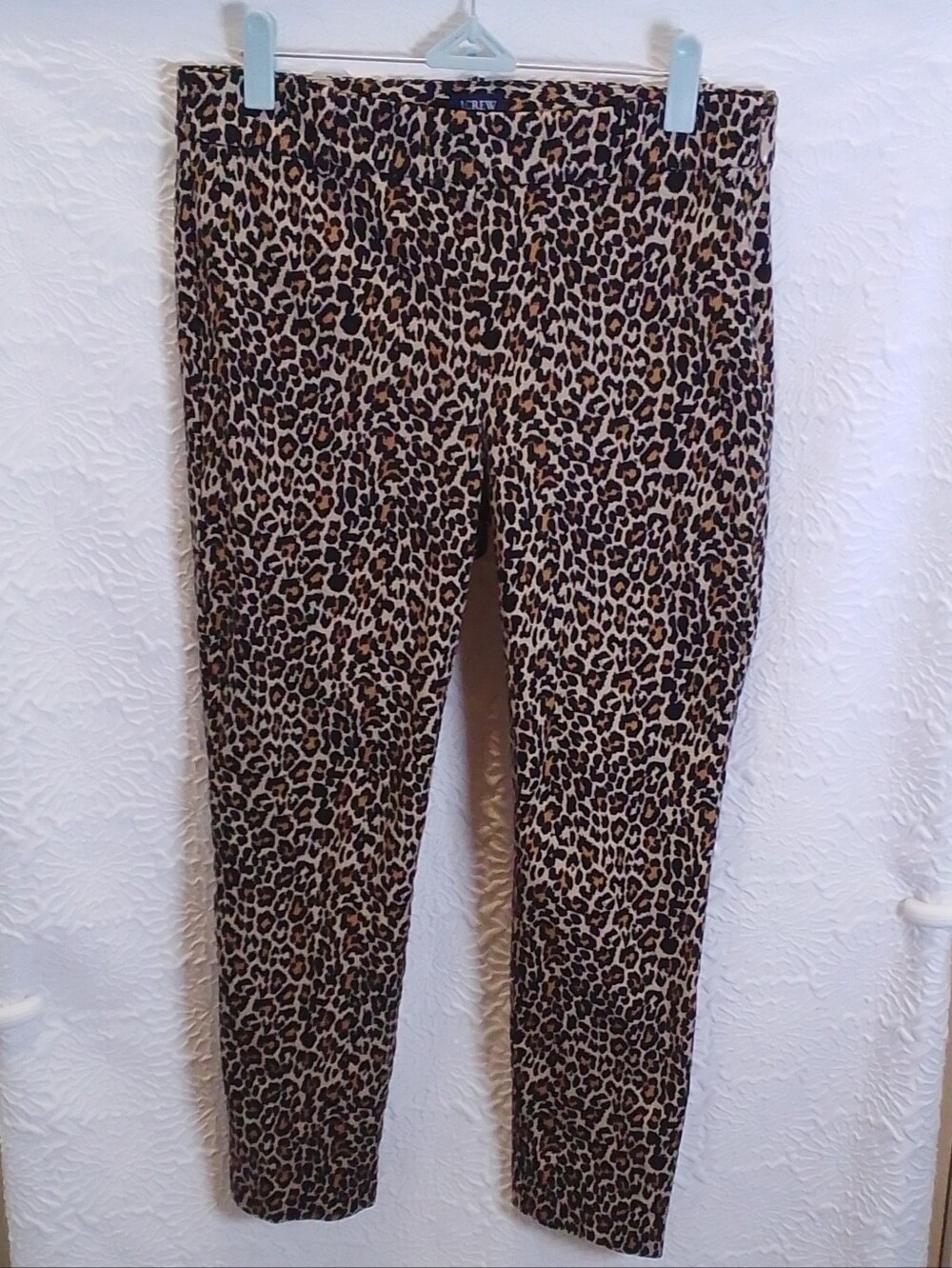 J.Crew Minnie Leopard Print Stretch Pants Size 6